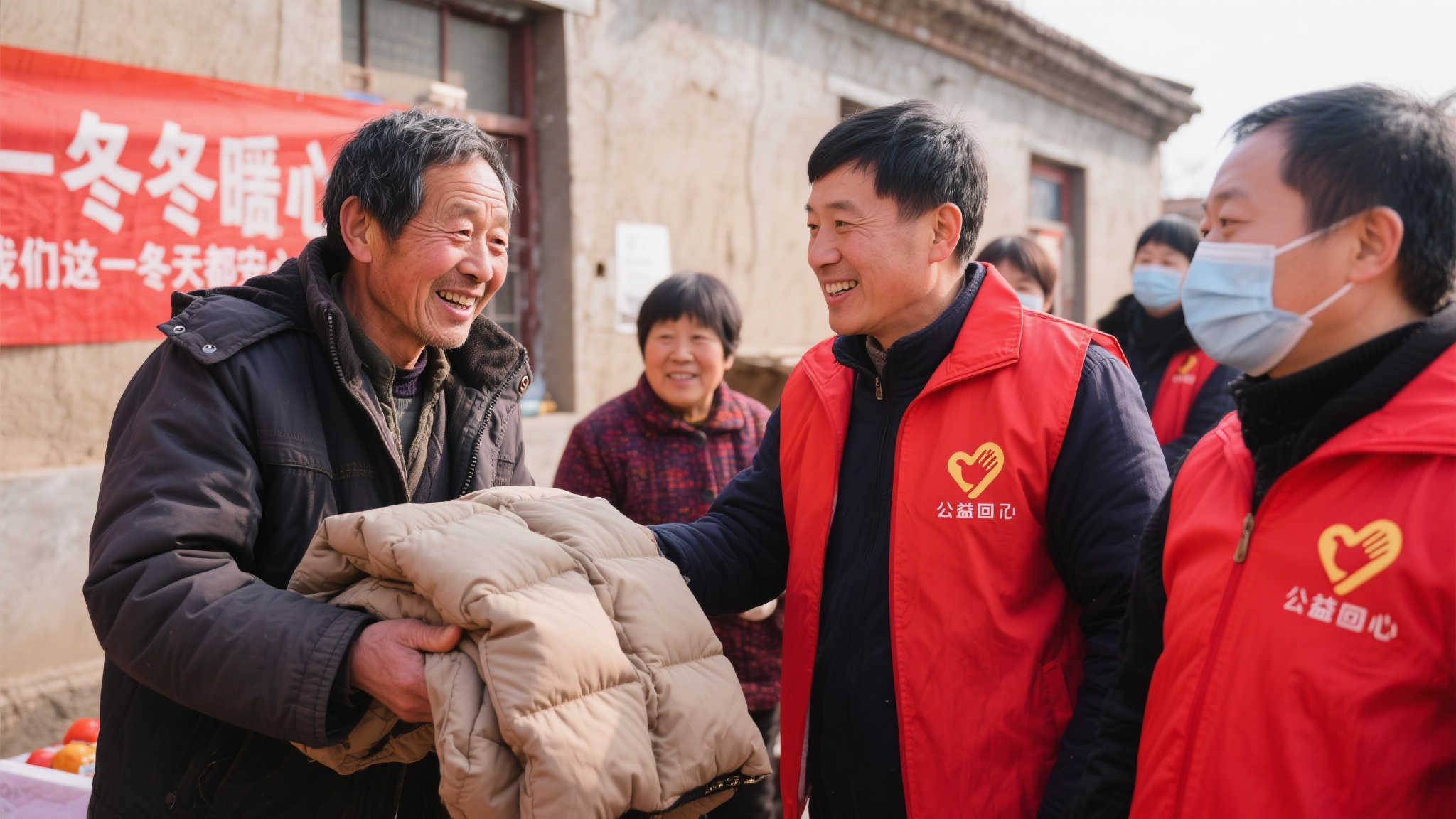 广东福彩暖心行动走访乡村，传递温暖给300余户贫困家庭
