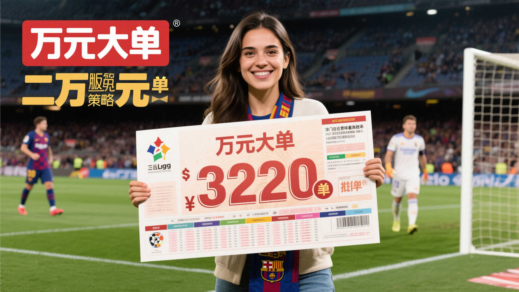 幸运打卡！资深女球迷豪掷万元揽足彩322万大奖